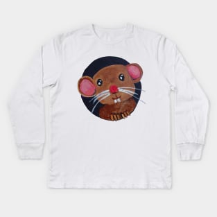 Little mouse Kids Long Sleeve T-Shirt